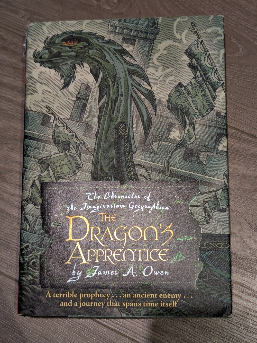 The Dragon's Apprentice by — Green Hardcover Book